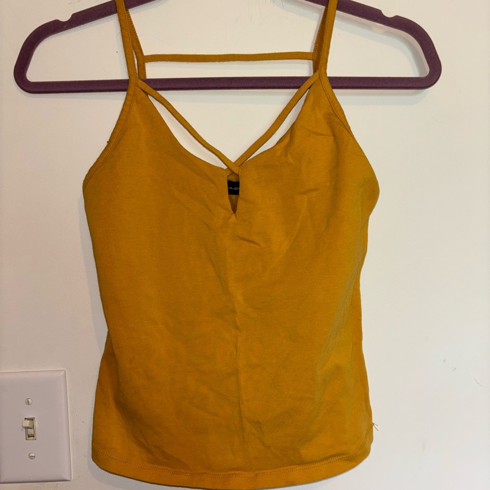 Popular 21 Yellow Sleeveless Crop